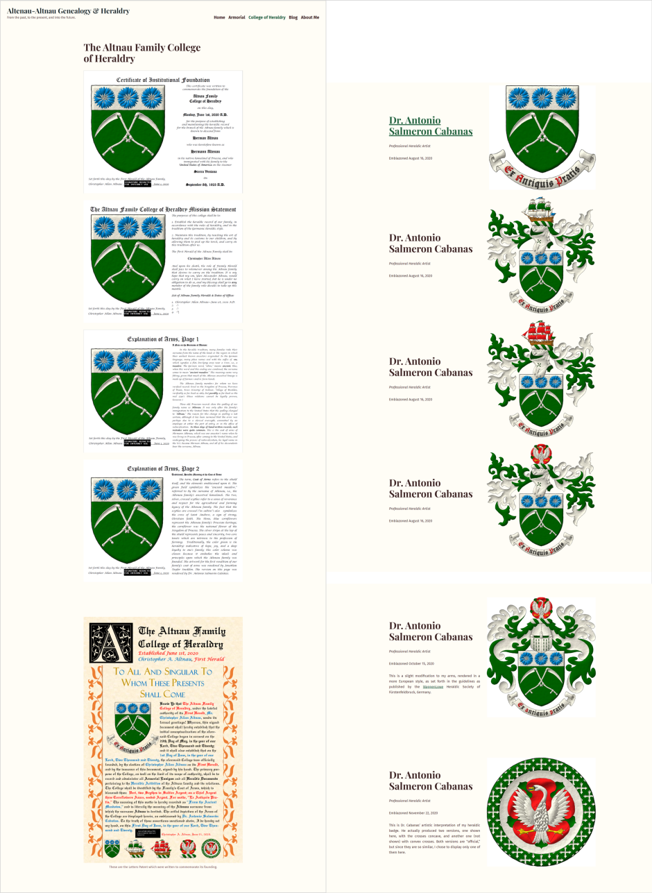 Altenau-Altnau Genealogy & Heraldry