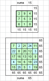 Excel con el 15 puzle (3x3) y 65 puzle (5x5) resueltos