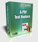 A-PDF Text Replace, muy bueno para retocar PDFs, tambin utilizable desde la lnea de mandatos