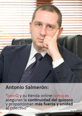 Antonio Salmern en Encuentros Diarios dedicada a la tienda online con-Q