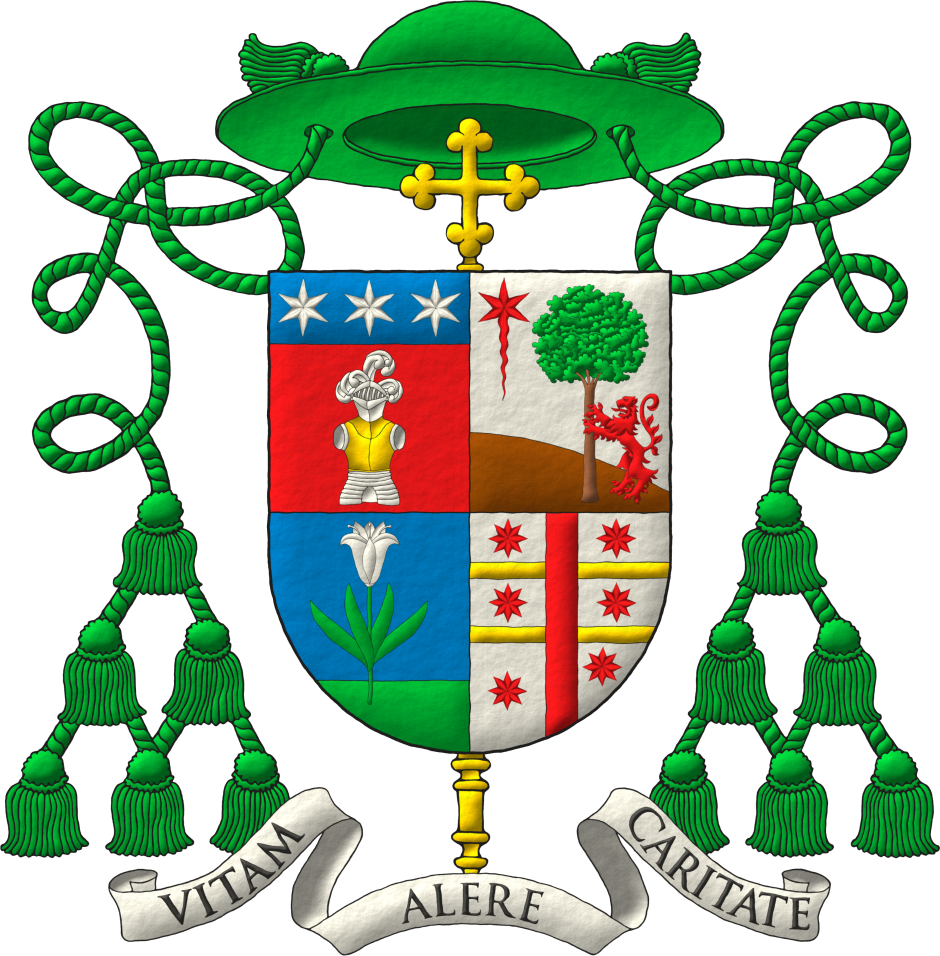 Arms of His Lordship Mgr. Dr. Joseph Galea Curmi