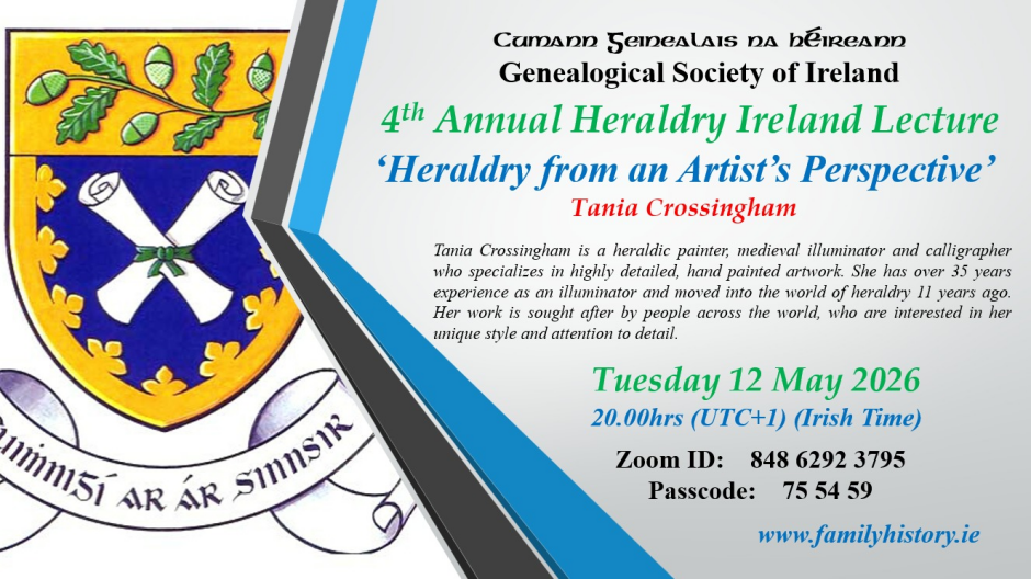 4.� Conferencia Anual de Her�ldica de Irlanda, 2026