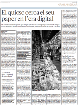Francesc Muoz: El quiosc cerca el seu paper en lera digital