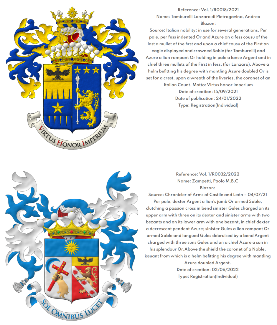 Artista oficial de la Oficina del Chief Herald of Arms of Malta, 2