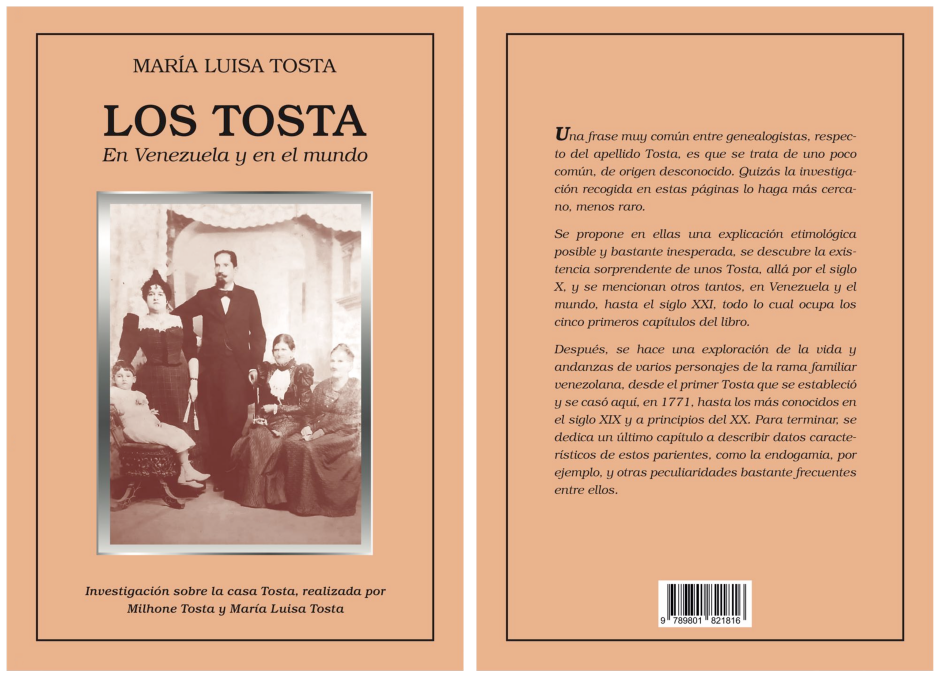 Los Tosta en Venezuela y en el mundo, Mara Luisa Tosta y Milhone Tosta